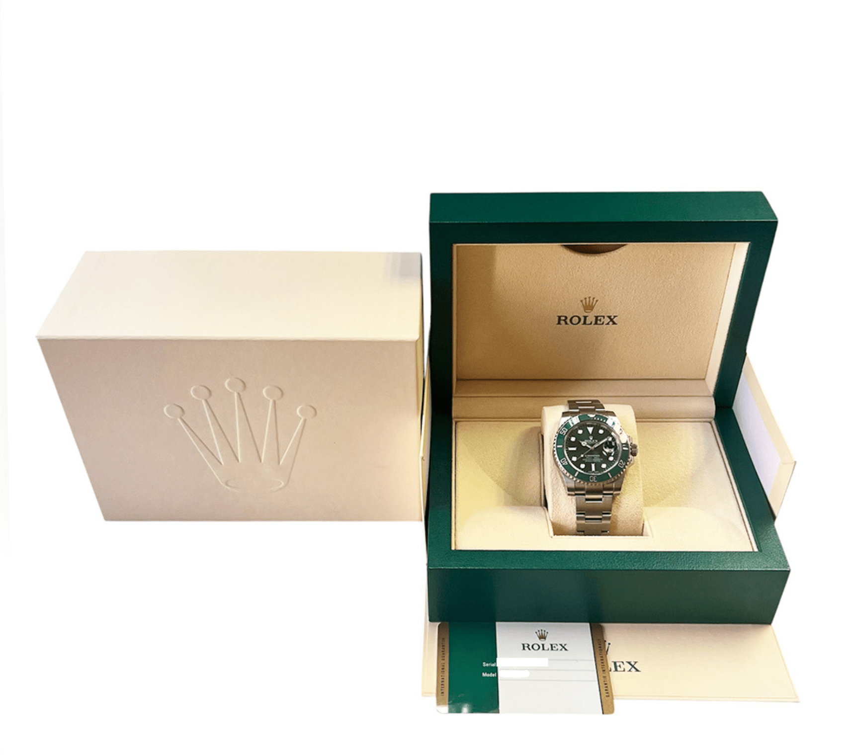 Rolex Submariner Date “Hulk” Green Dial 116610LV Bracelet