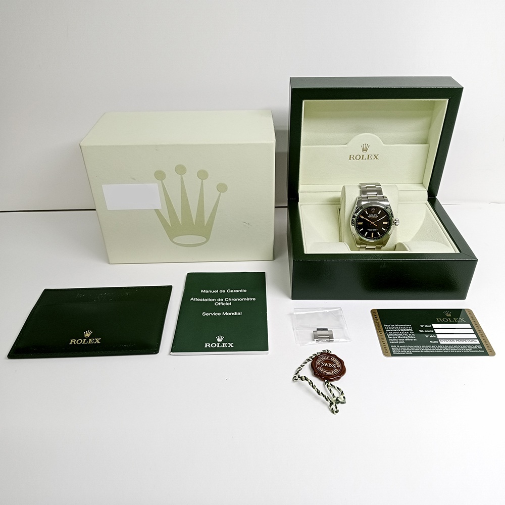 Rolex Milgauss Stainless Steel Black Dial 116400GV Bracelet