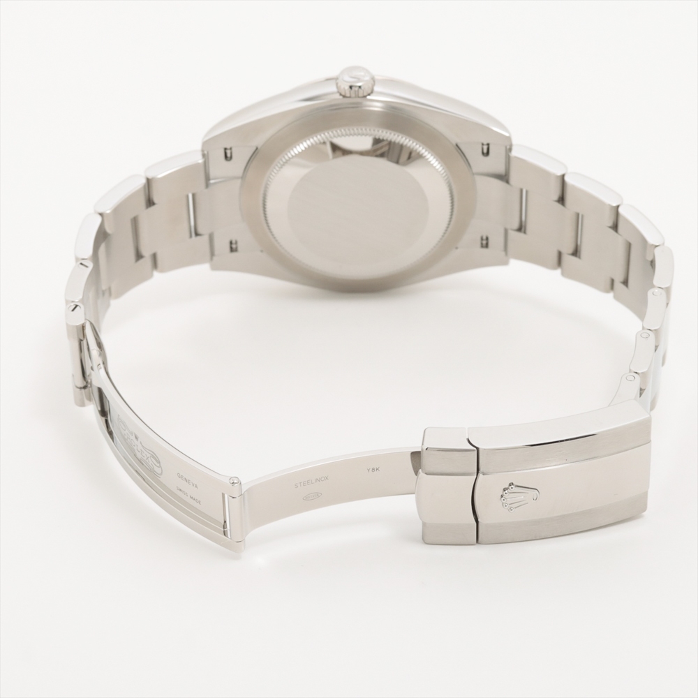 Rolex Datejust 41 Silver and White Gold Blue Roman Dial 126334