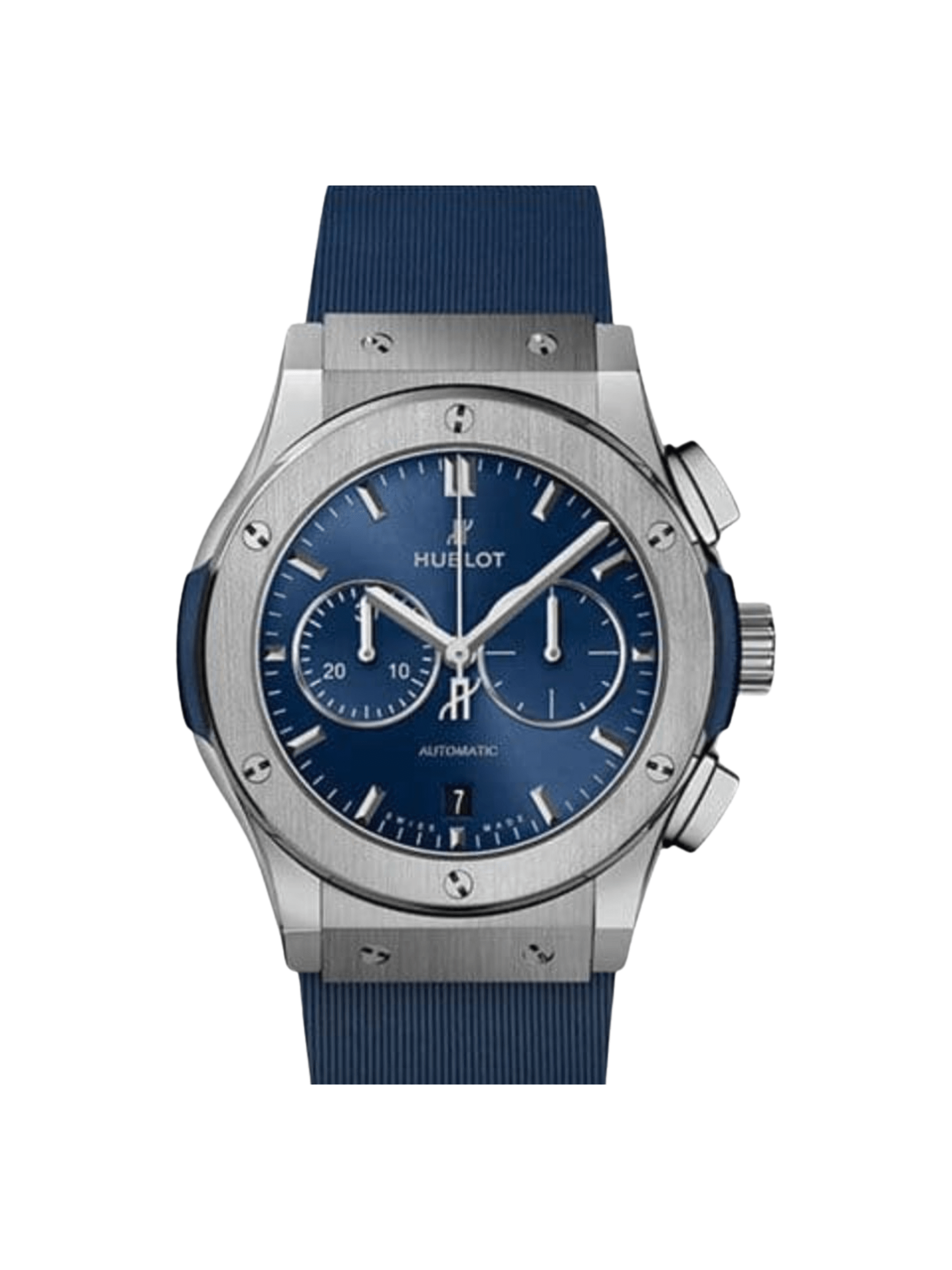 Hublot Classic Fusion Chronograph Blue Dial 541.NX.7170.RX Bracelet