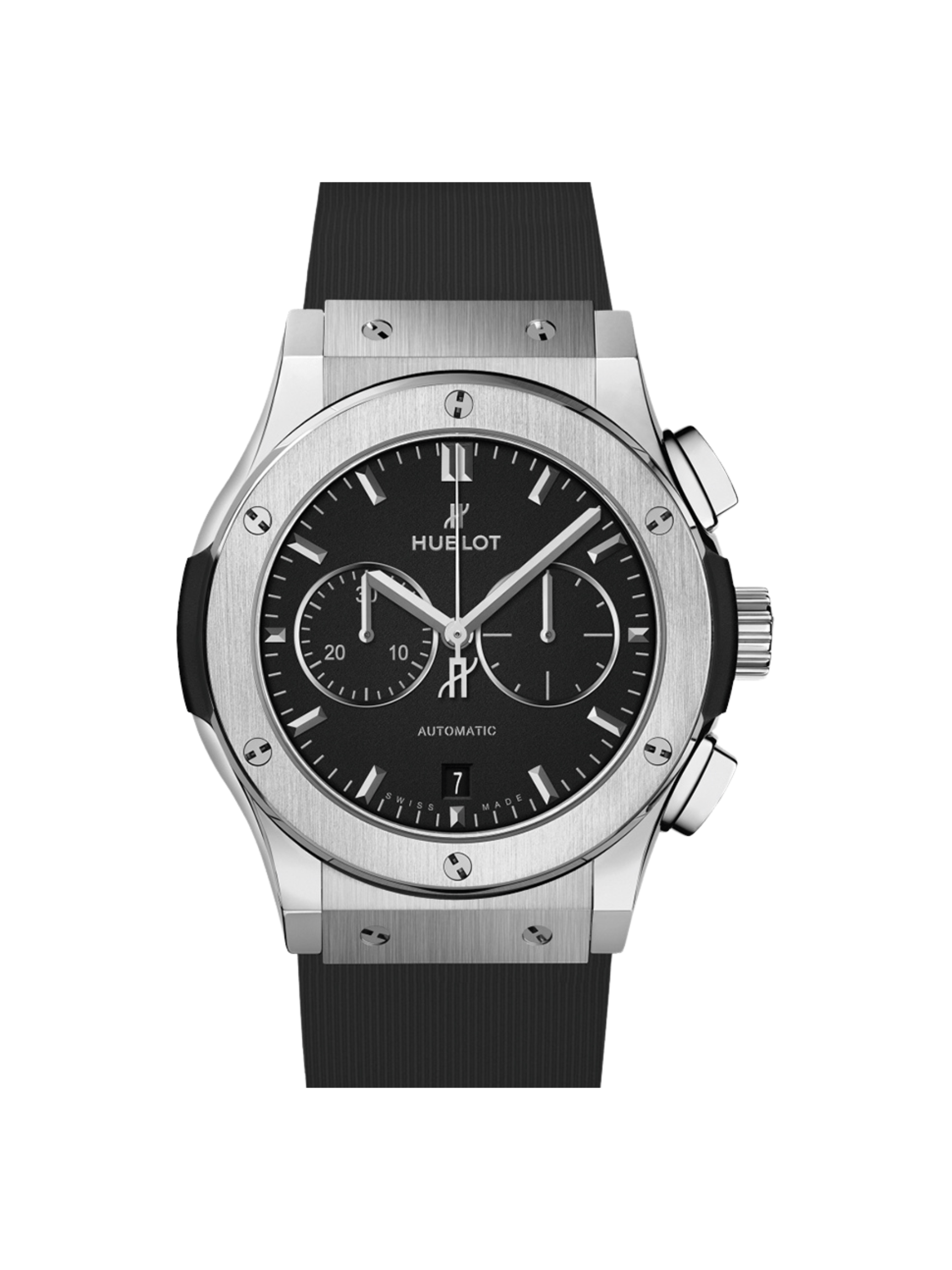 Hublot Classic Fusion Chronograph Black Dial 541.NX.1171.RX Bracelet