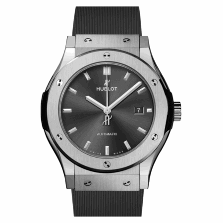 Hublot Classic Fusion Racing Titanium Grey Dial 542.NX.7071.RX Bracelet
