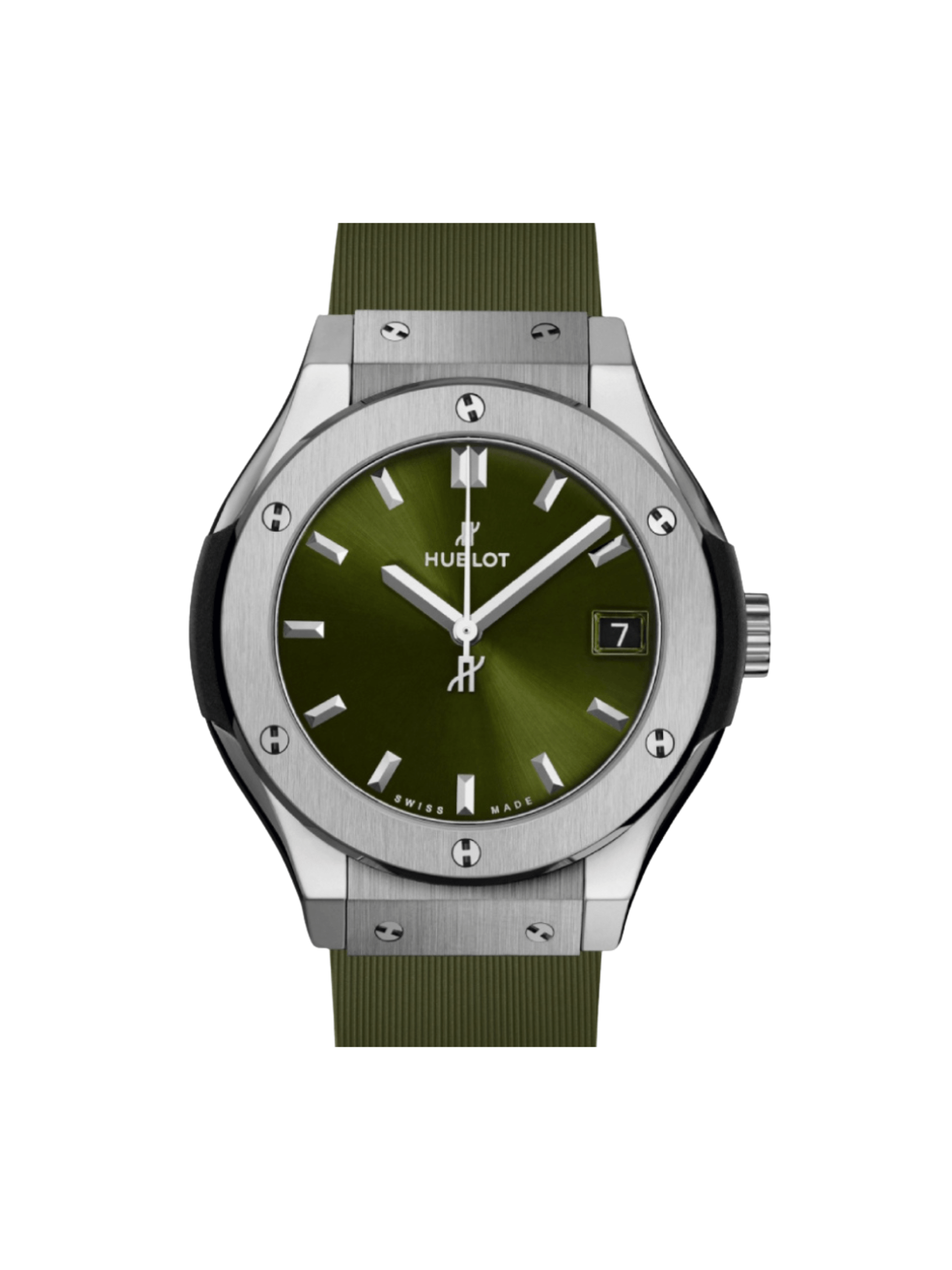 Hublot Classic Fusion Titanium Green Dial 542.NX.8970.RX