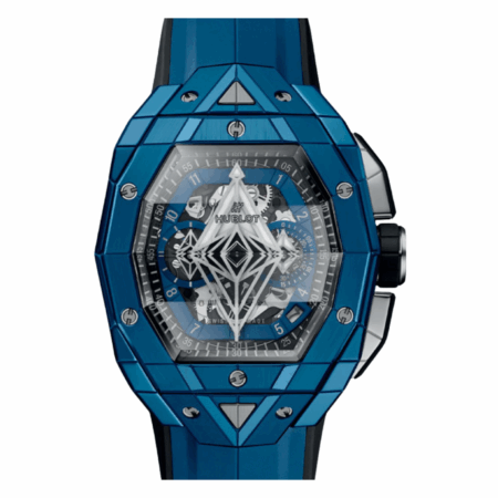 Hublot Big Bang Sang Bleu Skeleton Dial 648.EX.0151.RX.MXM24 Bracelet