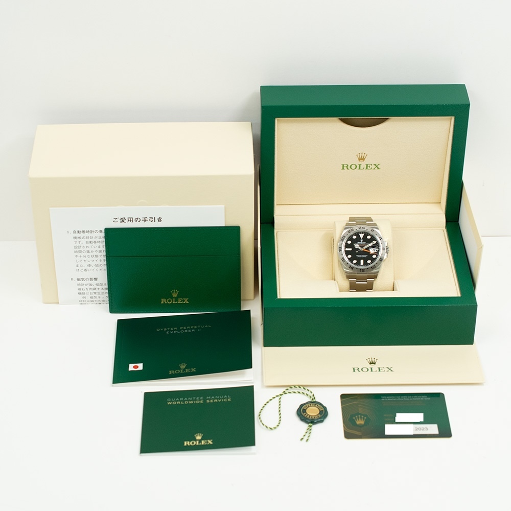Rolex Explorer II Stainless Steel Black Dial 226570