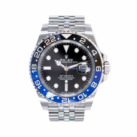Rolex GMT-Master II Stainless Steel "Batgirl" Black Dial 126710BLNR