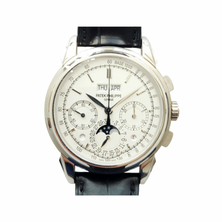 Patek Philippe Grand Complications Chronograph White Gold White Dial 5270G-013