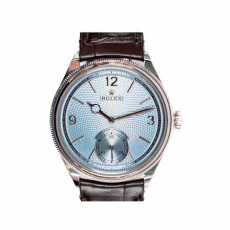Rolex 1908 Platinum Ice Blue Dial 52506