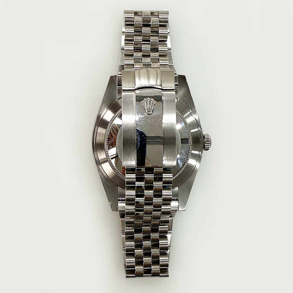 Rolex Datejust Stainless Steel White Gold Blue Roman Dial 126334