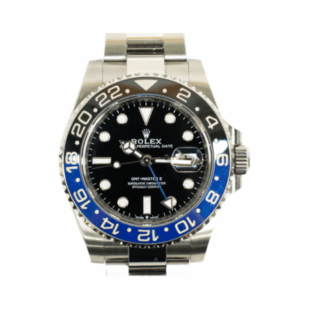 Rolex GMT-Master II Stainless Steel "Batman" Black Dial 126710BLNR