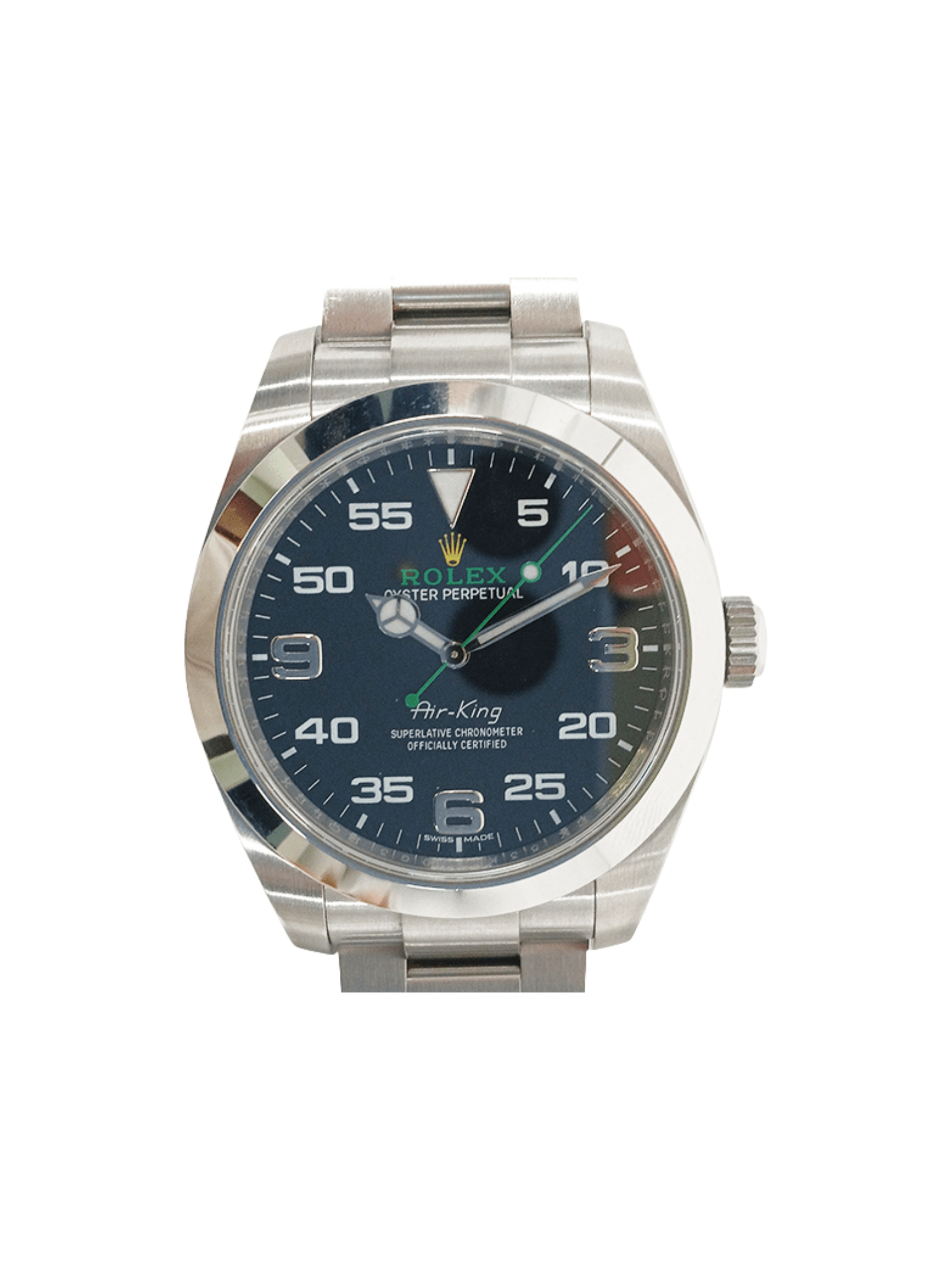 Rolex Air King Stainless Steel Black Arabic Dial 116900