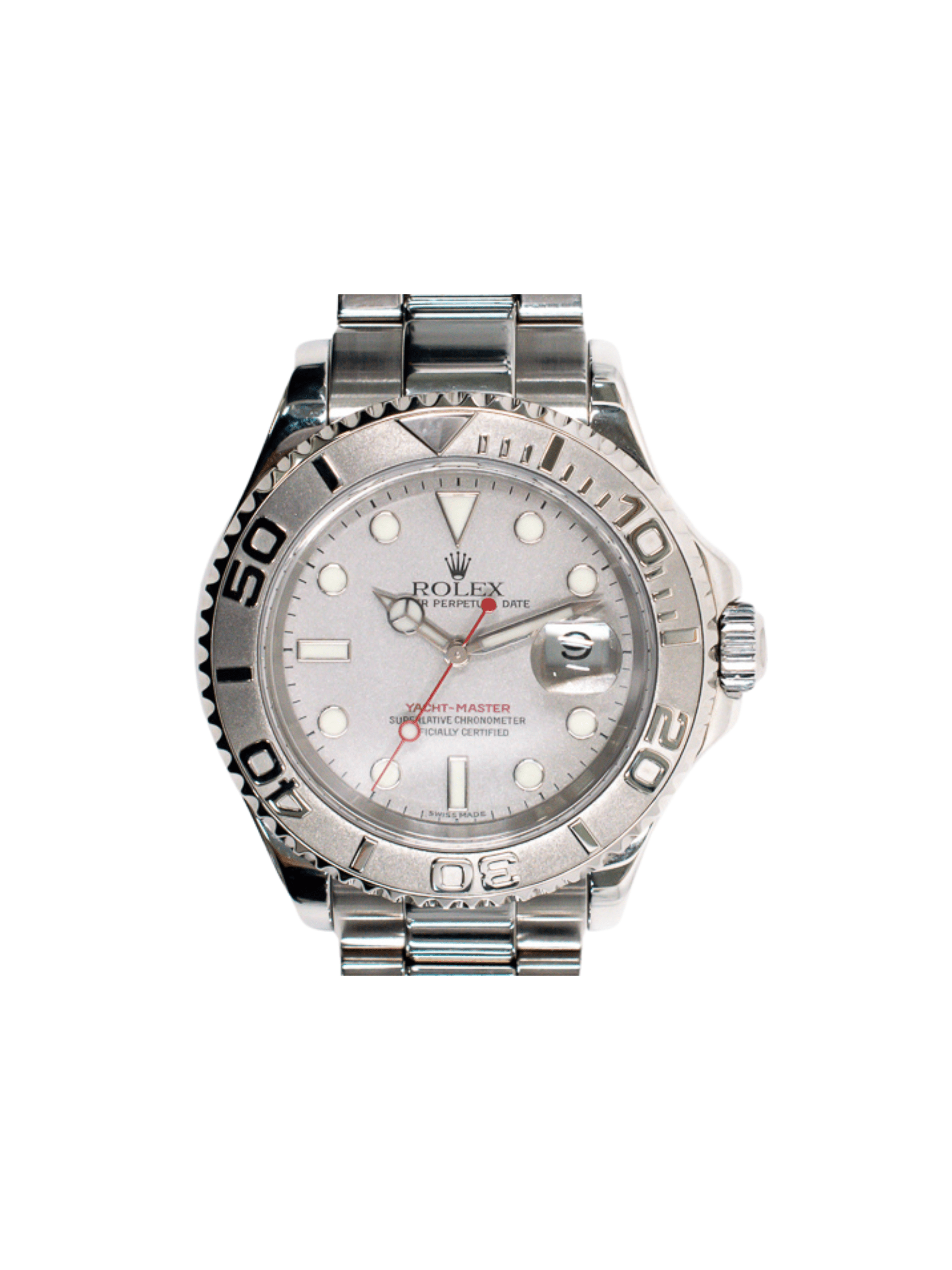Rolex Yacht-Master 40 Stainless Steel Platinum Dial 16622