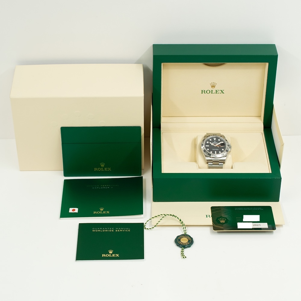 Rolex Explorer II Stainless Steel Black Dial 226570