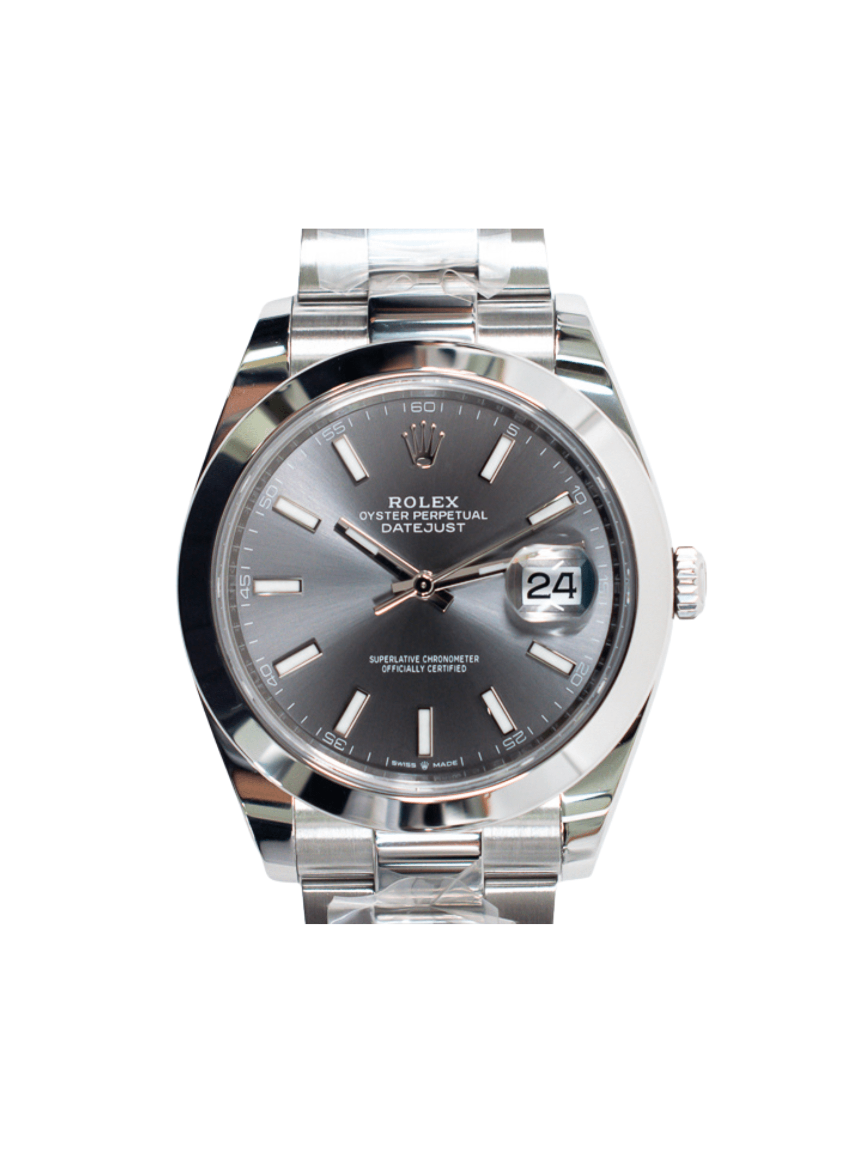 Rolex Datejust 41 Stainless Steel "Slate" Dial 126300