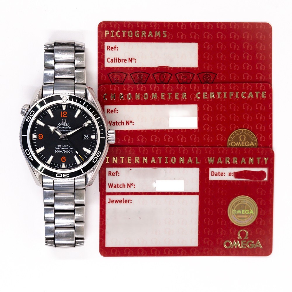 Omega Seamaster Planet Ocean Stainless Steel Black Arabic Dial 2201.51.00