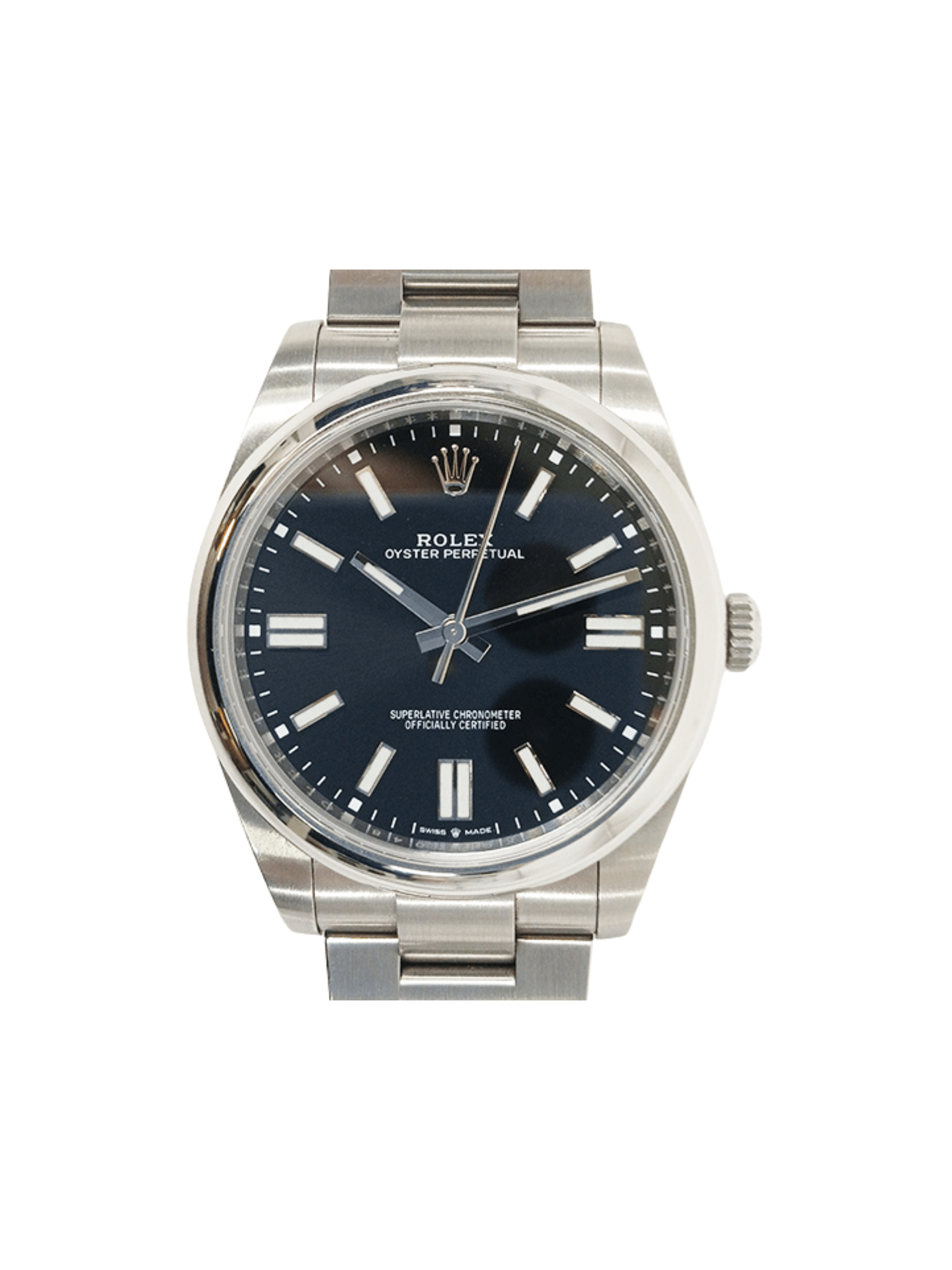 Rolex Oyster Perpetual 41 Stainless Steel Black Stick Dial 124300