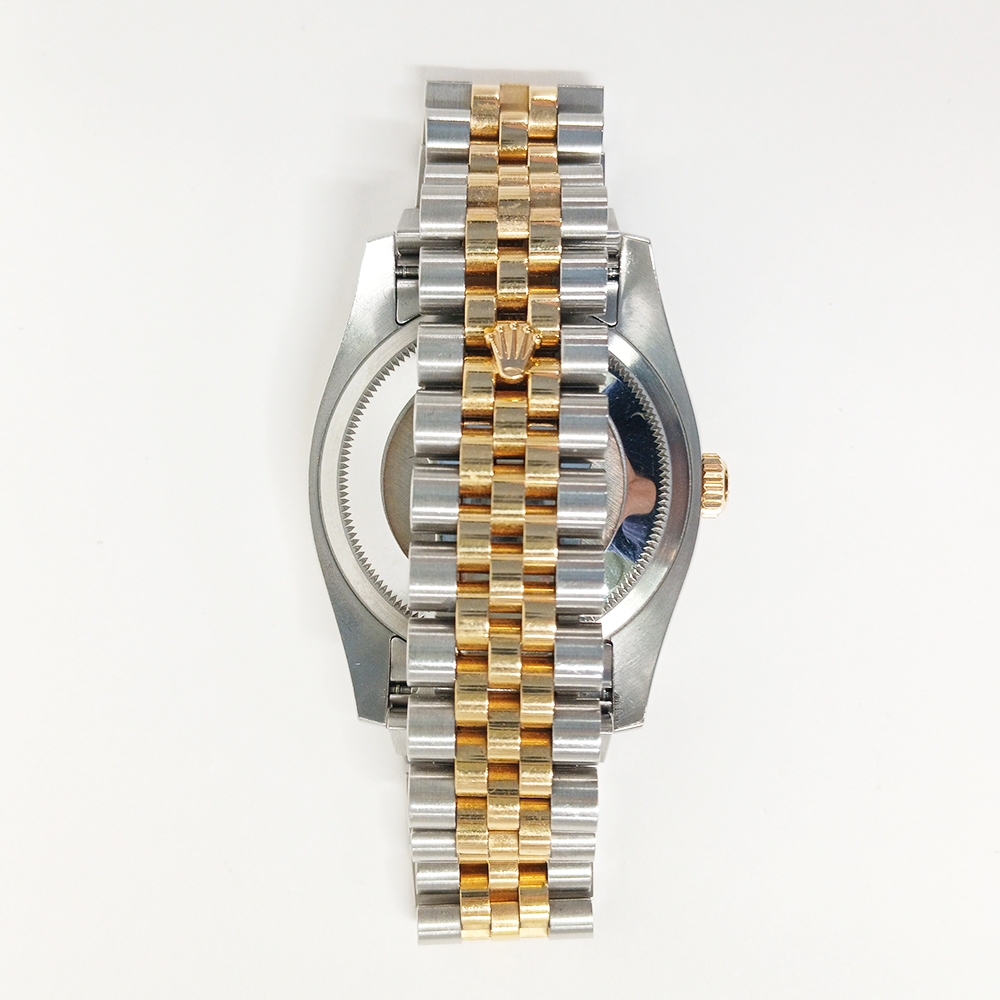 Rolex Datejust 36 Stainless Steel and Yellow Gold Black Diamond Dial 116233G