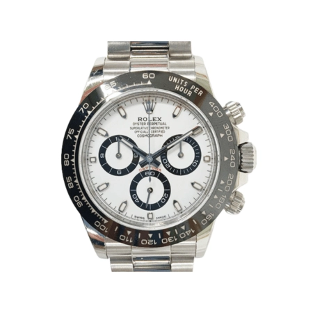 Rolex Daytona Stainless Steel Ceramic Bezel White Dial 116500LN