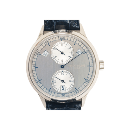 Patek Philippe Annual Calendar Regulator White Gold Silver Dial 5235G-001