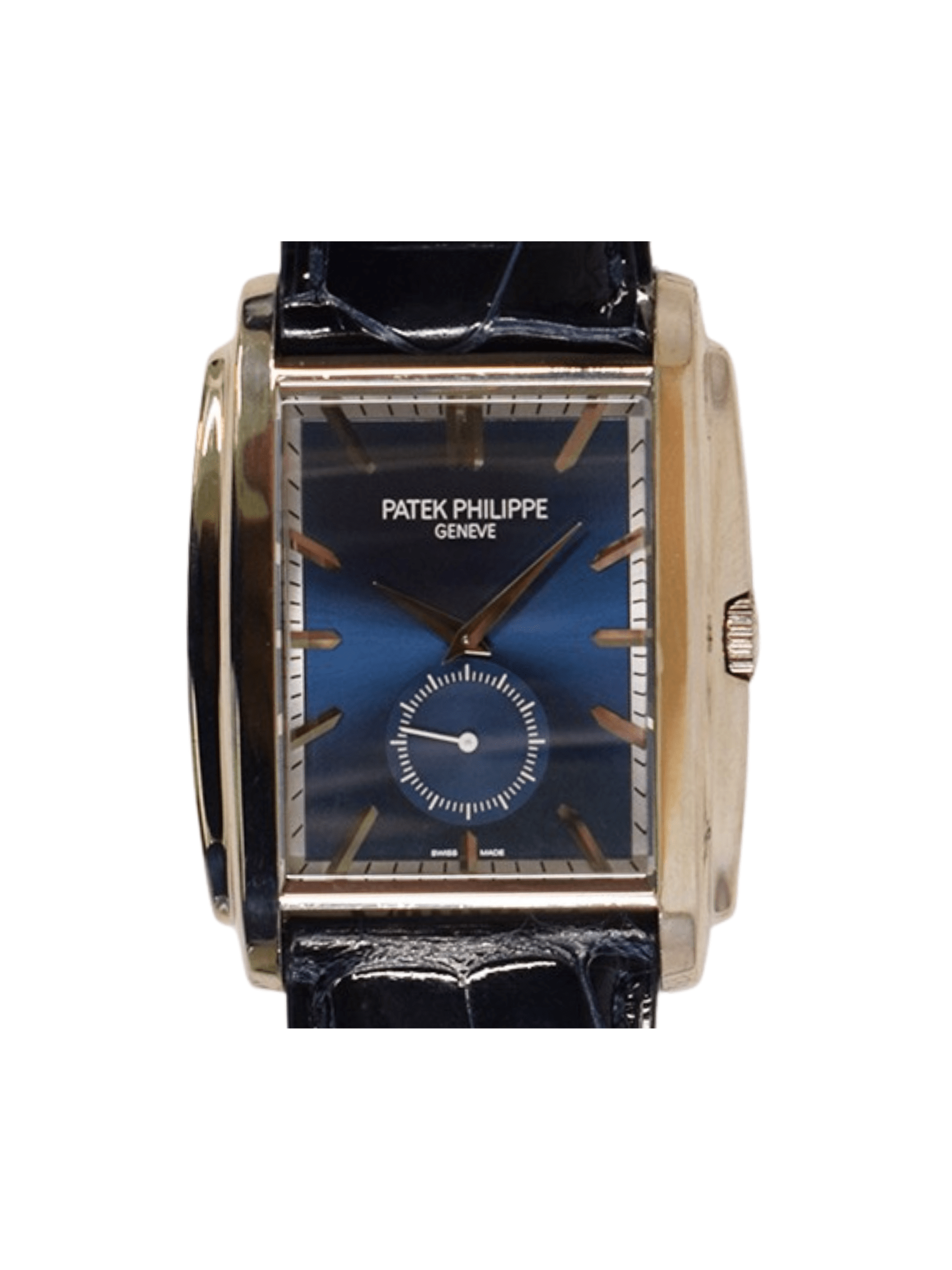 Patek Philippe Gondolo White Gold Blue Stick Dial 5124G-011