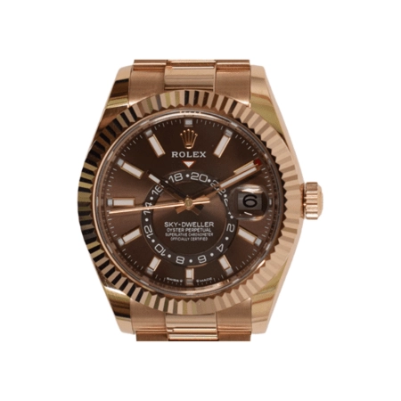 Rolex Sky-Dweller Rose Gold Chocolate Dial 336935