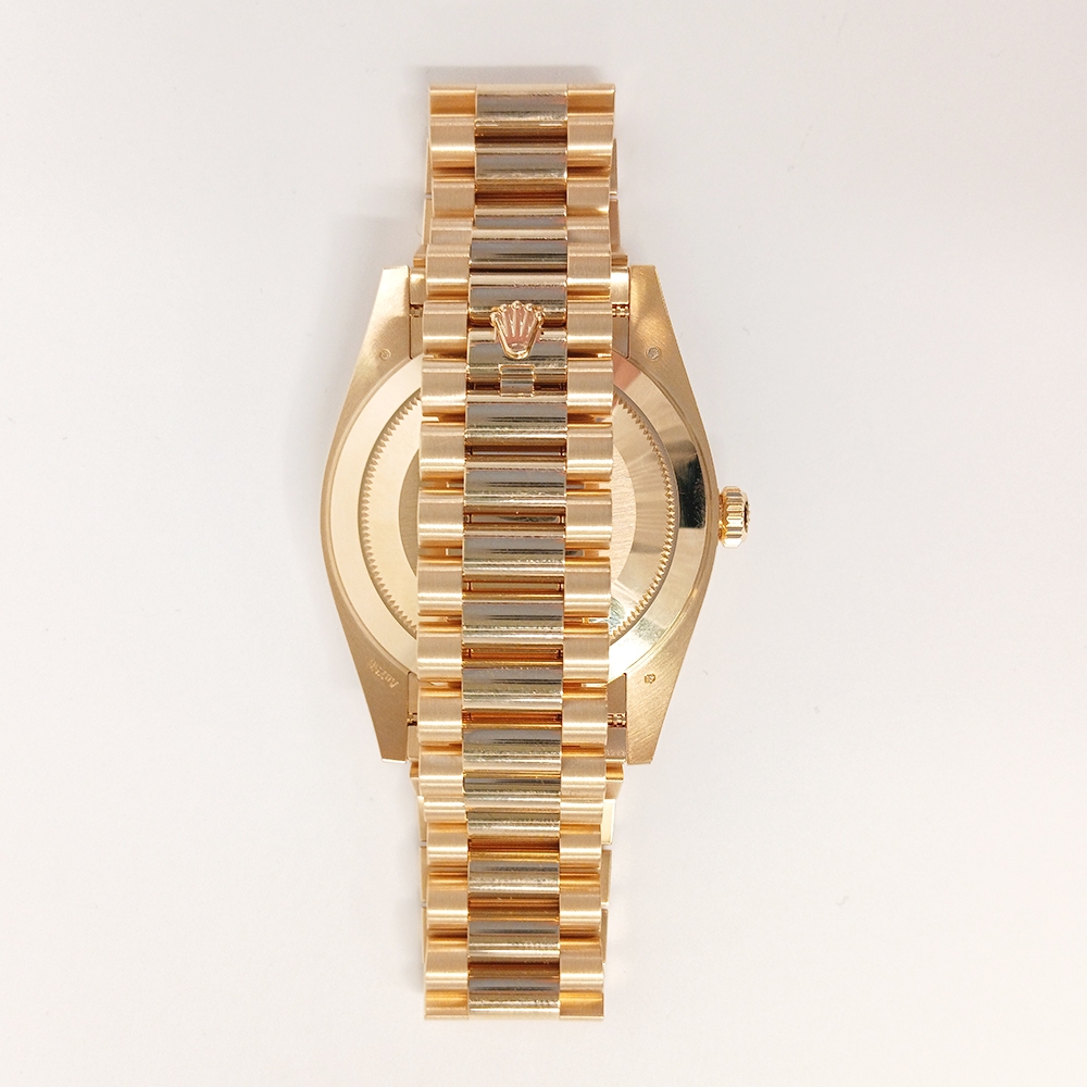 Rolex Day-Date 40 Yellow Gold Onyx Diamond Dial 228238A