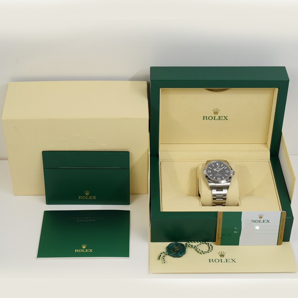 Rolex Explorer Stainless Steel Black Dial 214270