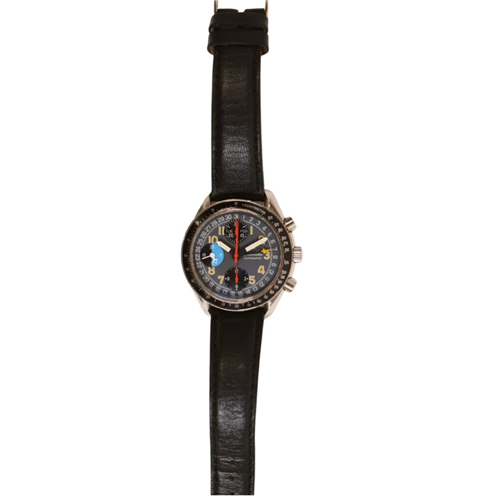 Omega Speedmaster Date Stainless Steel Black Dial 38205326