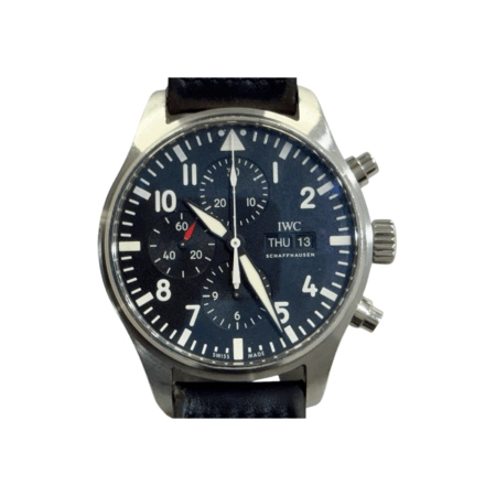 IWC Pilot Chronograph Stainless Steel Black Dial IW377709