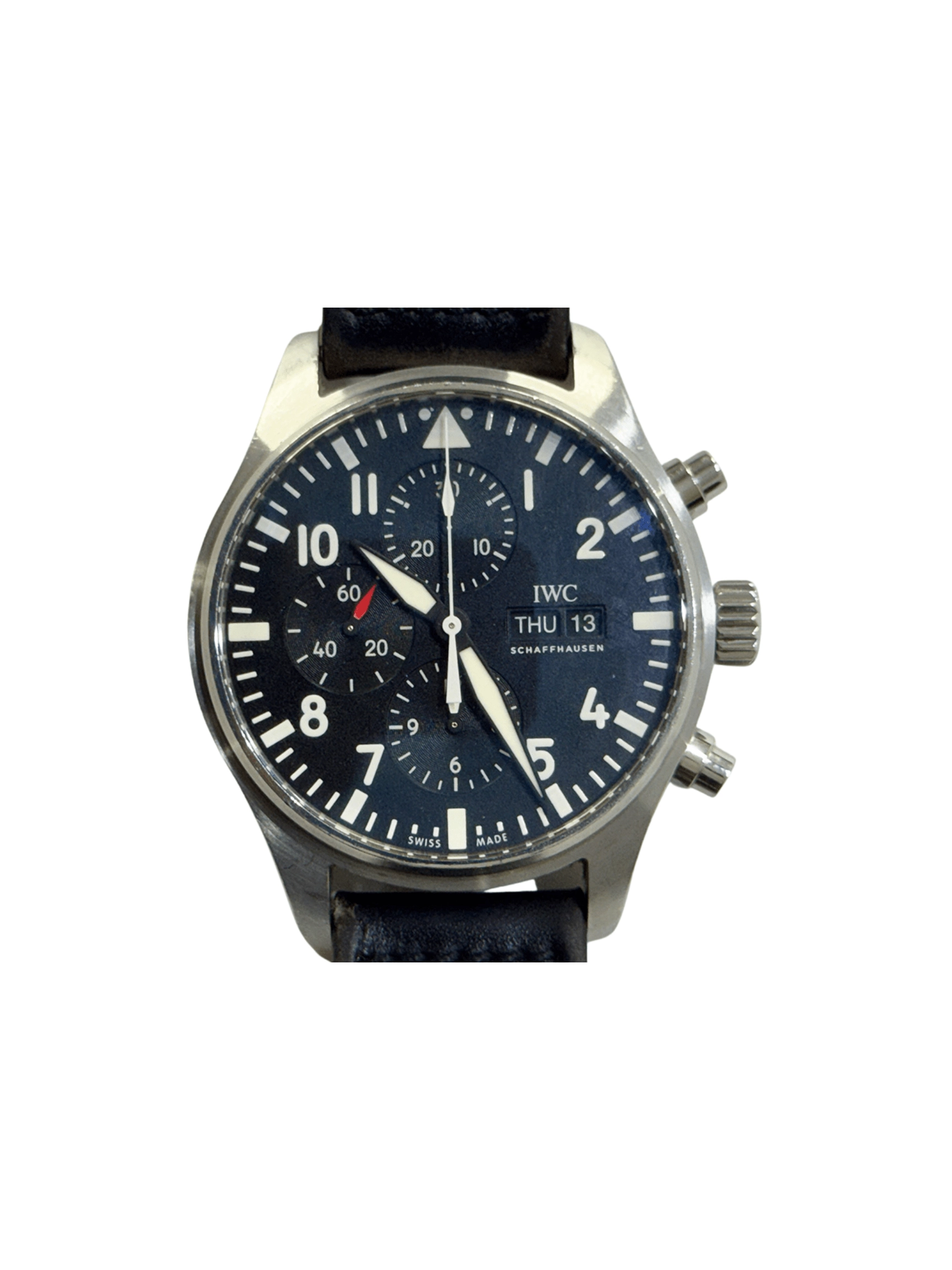 IWC Pilot Chronograph Stainless Steel Black Dial IW377709