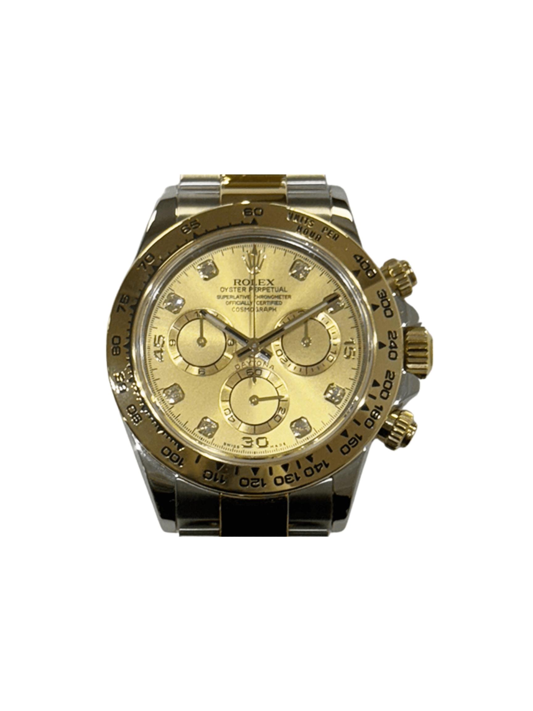 Rolex Daytona Stainless Steel and Yellow Gold Champagne Dial 116503G