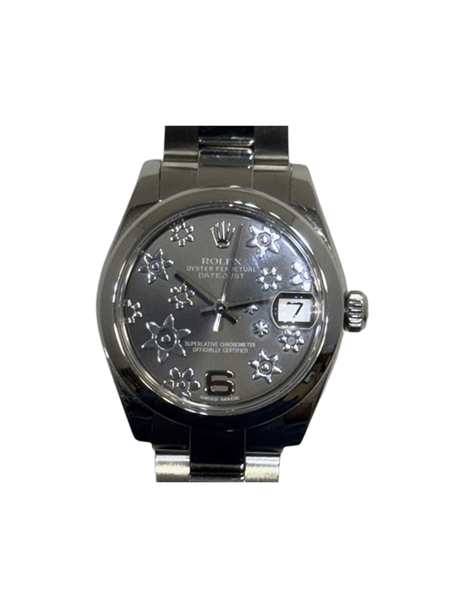 Rolex Datejust 31 Stainless Steel Grey Flower Dial 178240