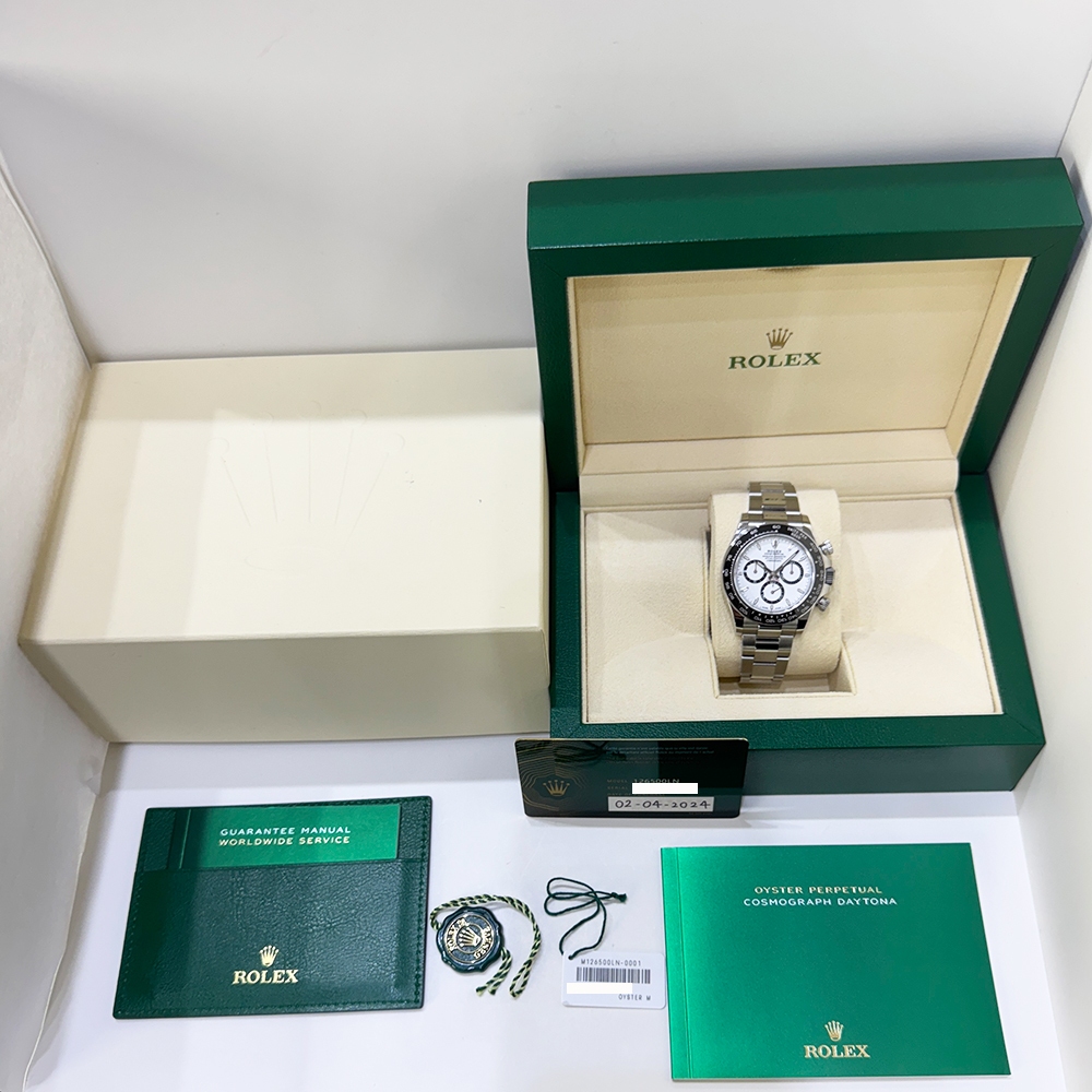 Rolex Daytona Stainless Steel White Dial 126500LN