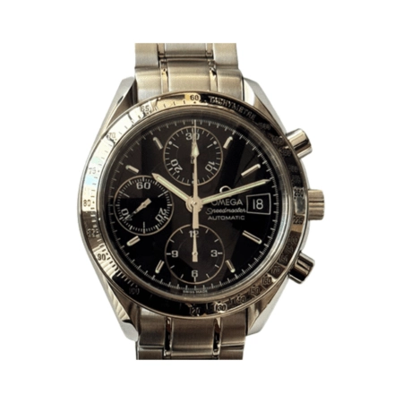 Omega Speedmaster Date Stainless-Steel Black Dial 3513.5