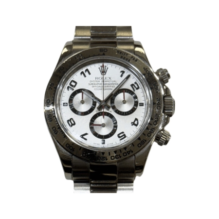 Rolex Daytona White Gold Silver Dial 116509