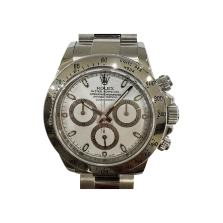 Rolex Daytona Stainless Steel White Dial 116520