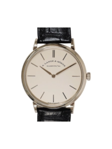 A. Lange & Söhne Saxonia Thin White Gold Silver Dial 201.027