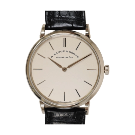 A. Lange & Söhne Saxonia Thin White Gold Silver Dial 201.027