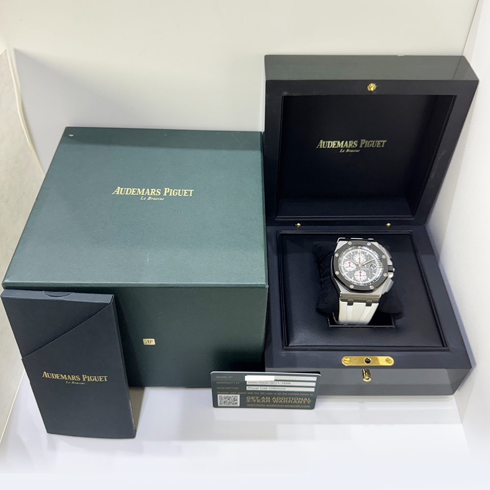 Audemars Piguet Royal Oak Offshore Chronograph Titanium Ceramic Bezel Grey Dial 26400IO.OO.A004CA.01.A