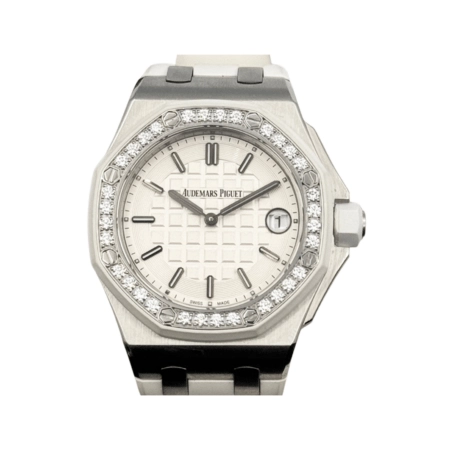 Audemars Piguet Royal Oak Offshore Stainless Steel Diamond-Set White Dial 67540SK.ZZ.A010CA.01