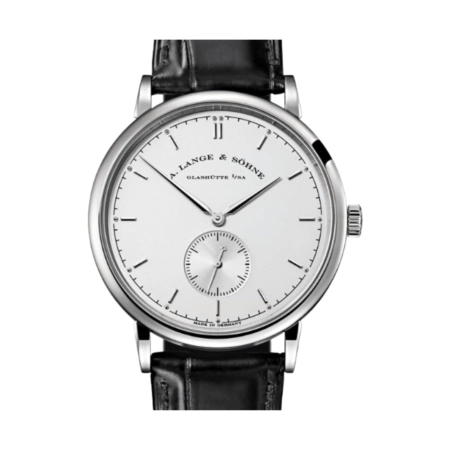 A. Lange & Söhne Saxonia White Gold Silver Stick Dial 216.026
