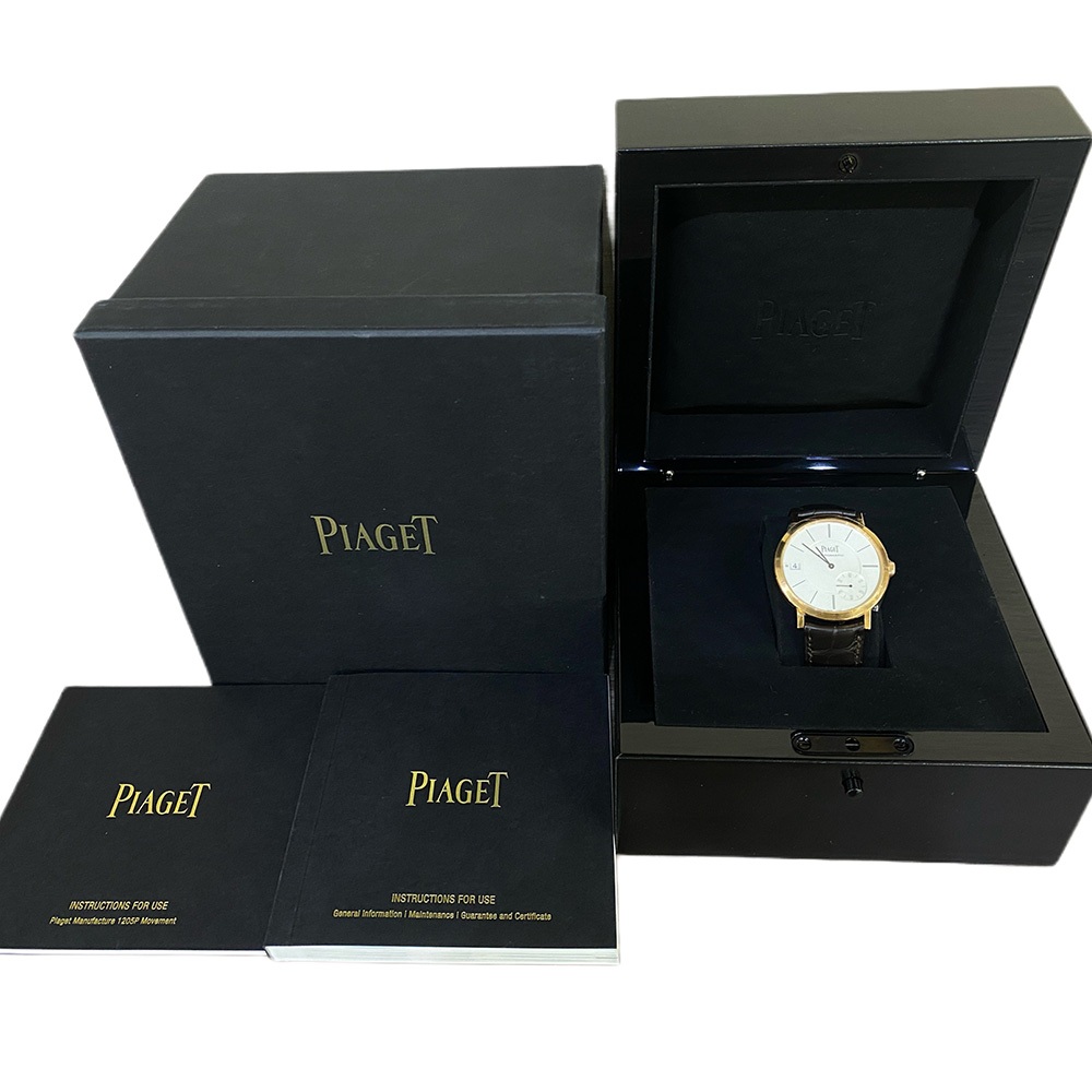 Piaget Altiplano Rose Gold Silver Dial G0A38131