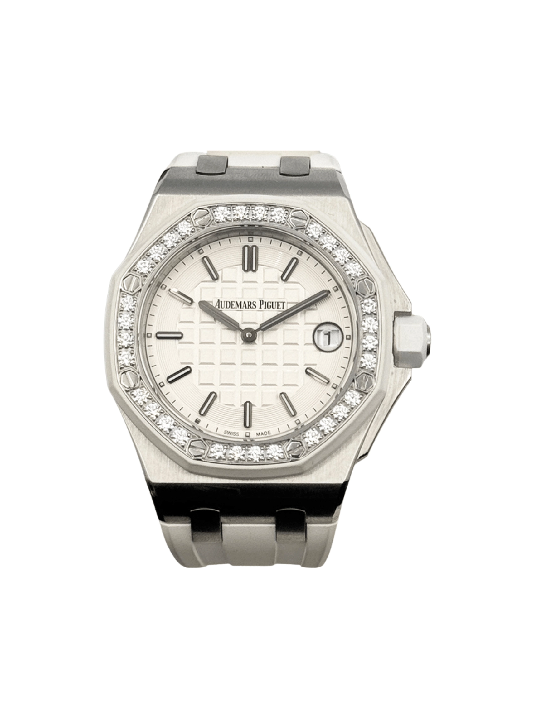 Audemars Piguet Royal Oak Offshore Stainless Steel Diamond-Set White Dial 67540SK.ZZ.A010CA.01