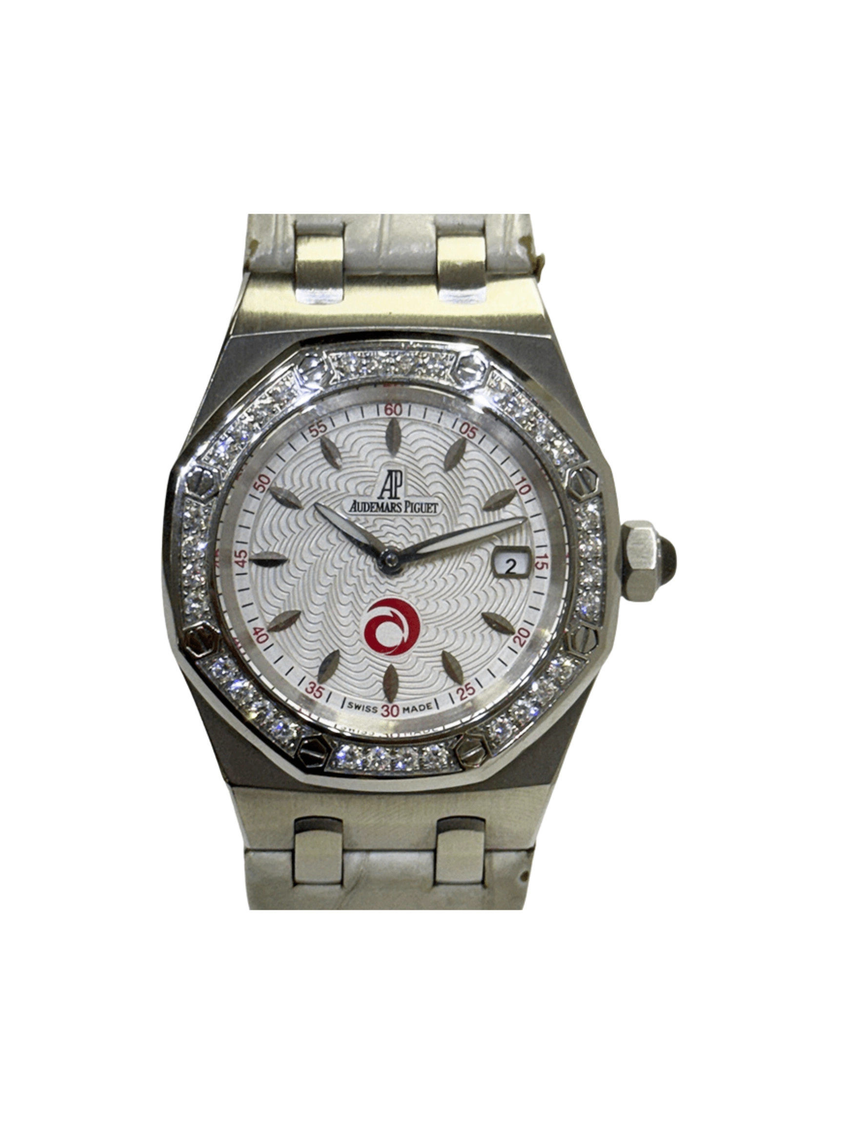 Audemars Piguet Royal Oak Lady Alinghi Limited Edition Stainless Steel White Dial 67611ST.ZZ.D012CR.01
