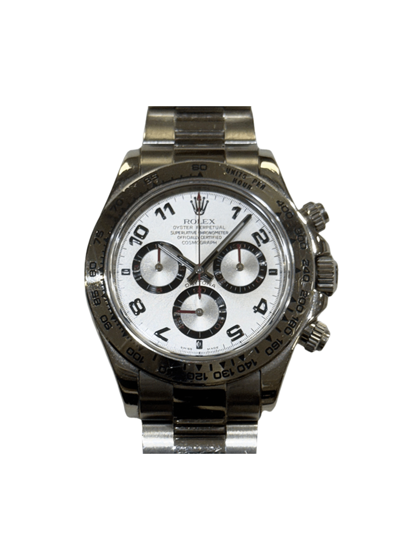 Rolex Daytona White Gold Silver Dial 116509