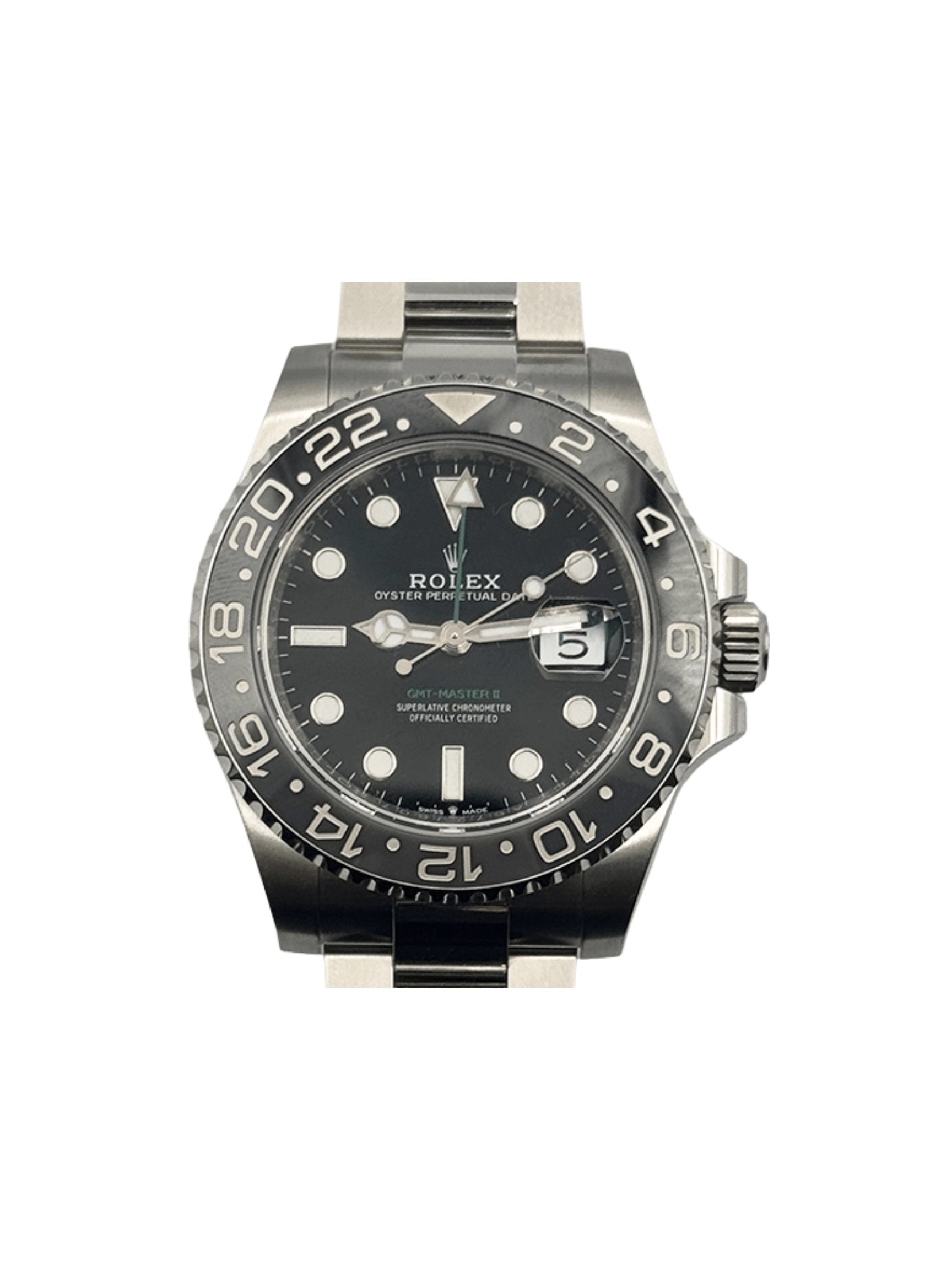 Rolex GMT-Master II "Bruce Wayne" Stainless Steel Black Dial 126710GRNR