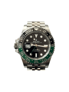 Rolex GMT-Master II Stainless Steel "Sprite" Black Dial 126720VTNR