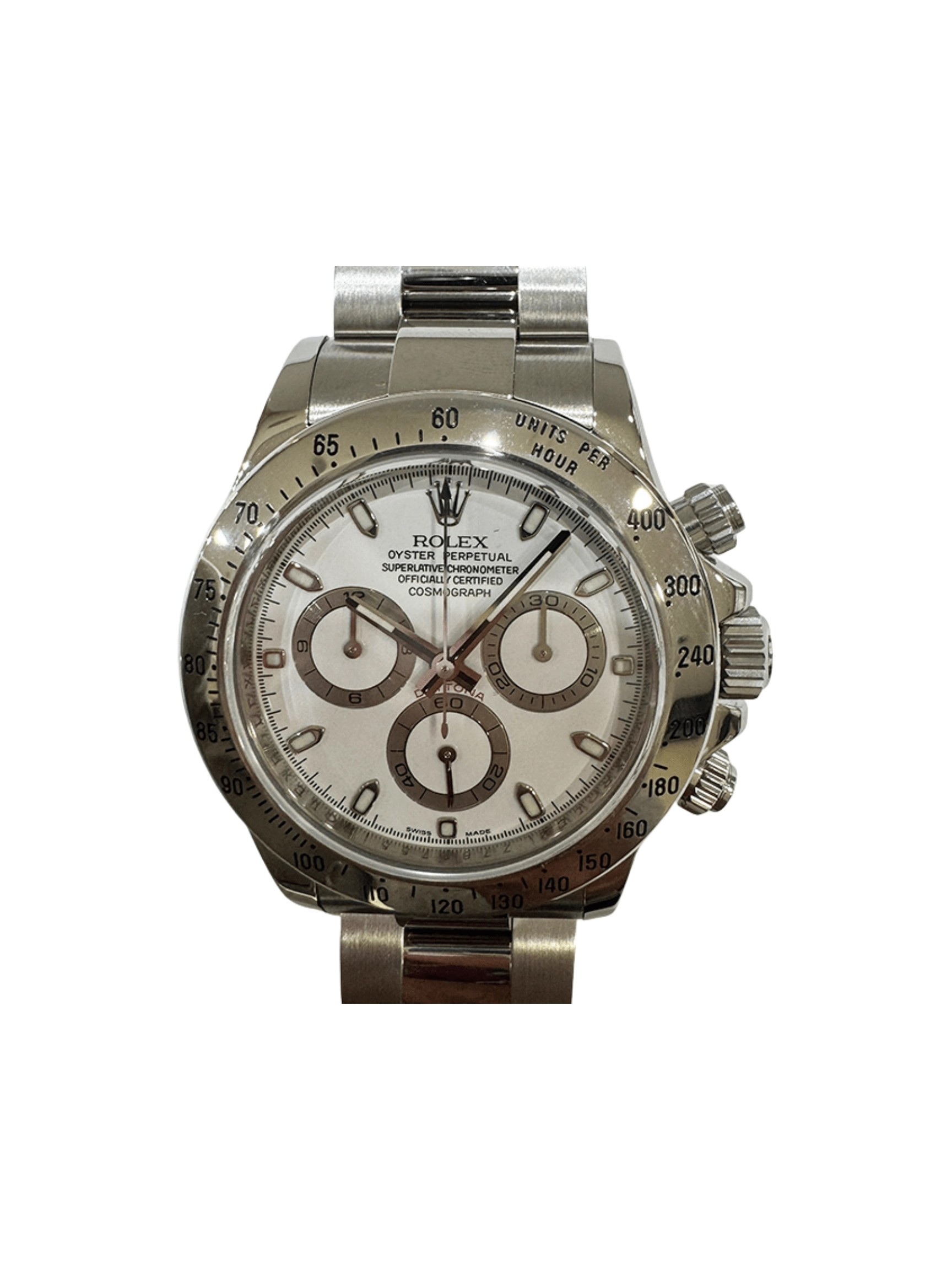 Rolex Daytona Stainless Steel White Dial 116520