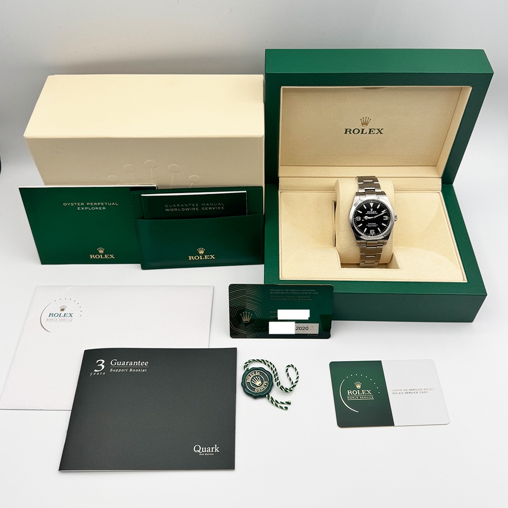 Rolex Explorer Stainless Steel Black Arabic Dial 214270