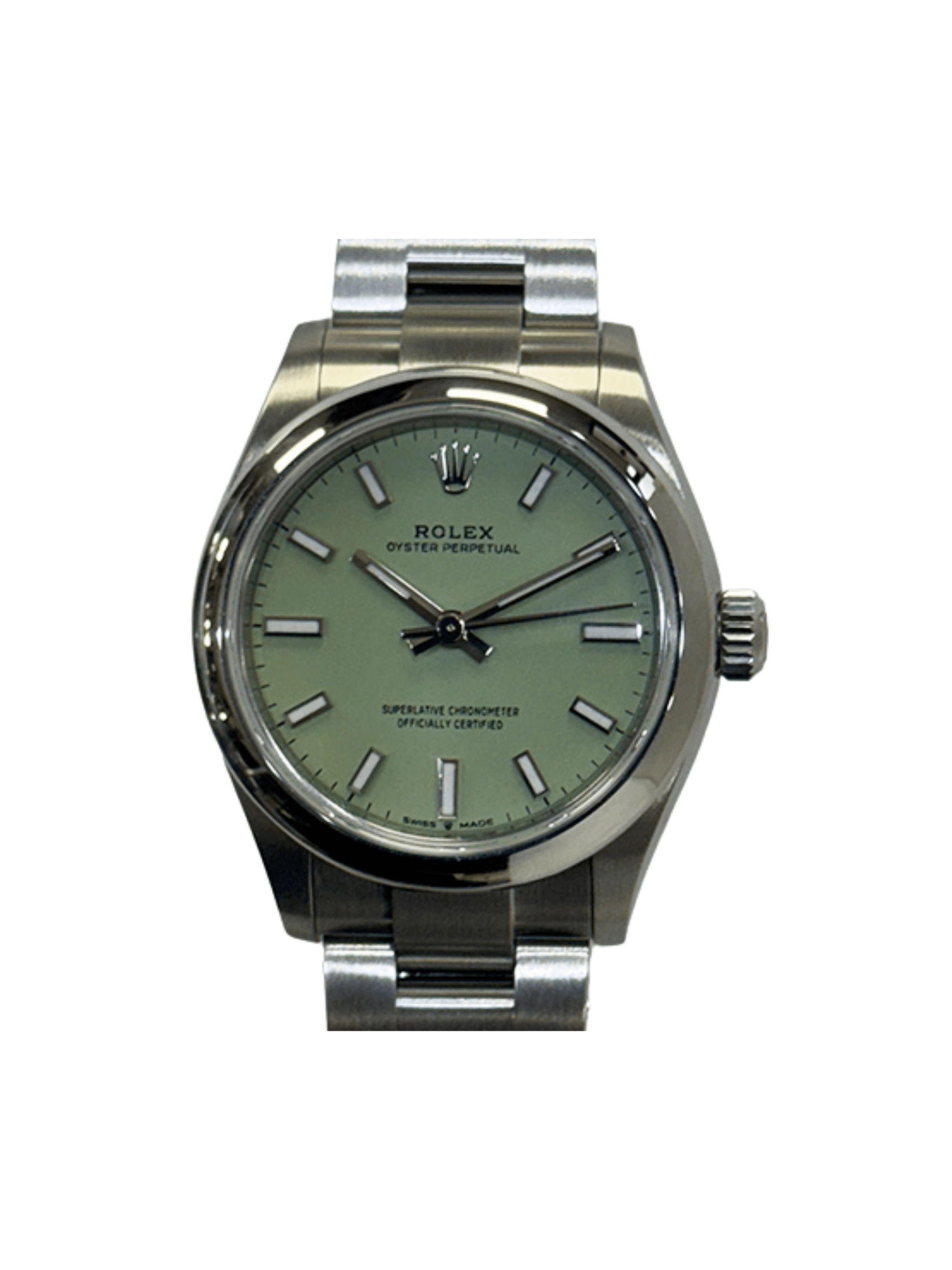 Rolex Oyster Perpetual 31 Stainless Steel Pistachio Dial 277200